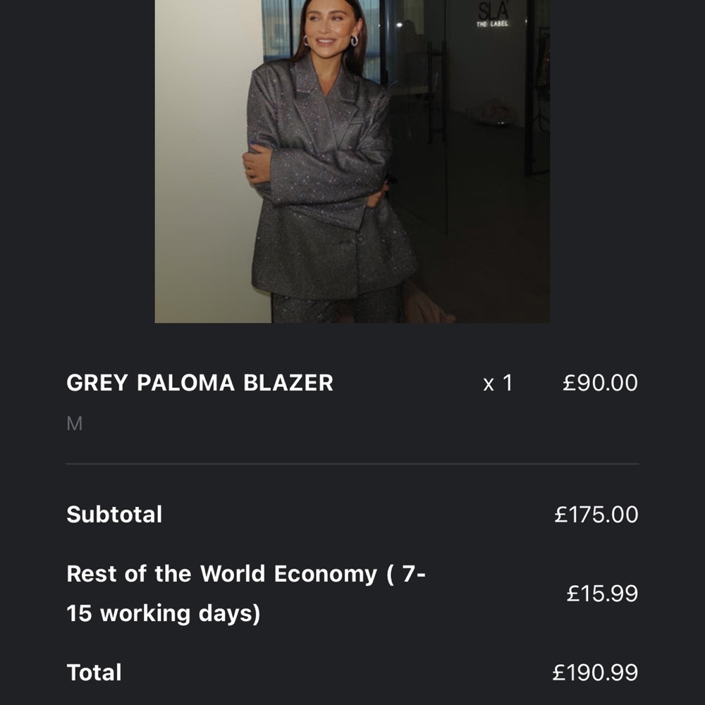 Sold out everywhere. SLA the label set in grey BRAND NEW NEVER WORN.